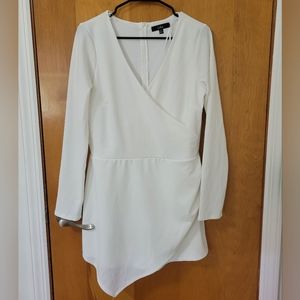 LIKE NEW Lulus Long Sleeve Asymmetrical Romper